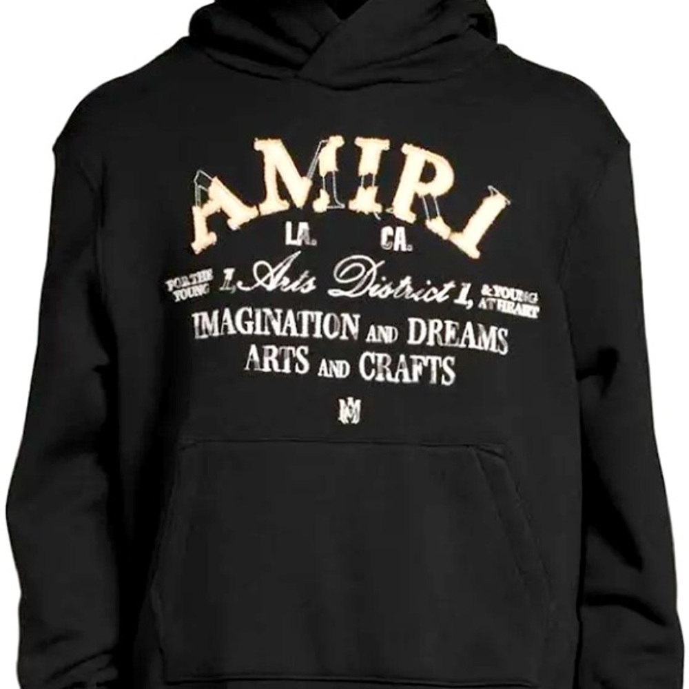 AMIRI DISTRESSED ARTS DISTRICT HOODIE